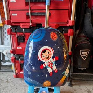 Space Kids luggage Scooter